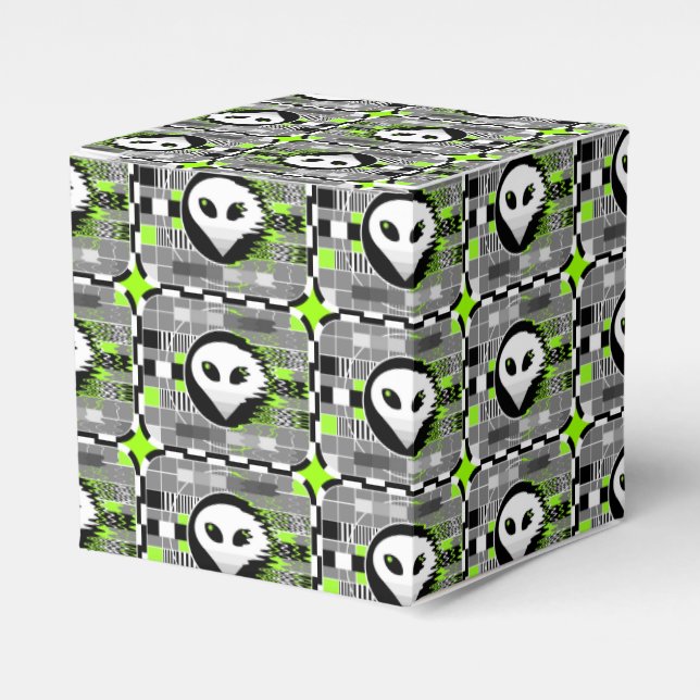 Caixinha De Lembrancinhas Alienígena TV - Várias opções clássicas (Frente)