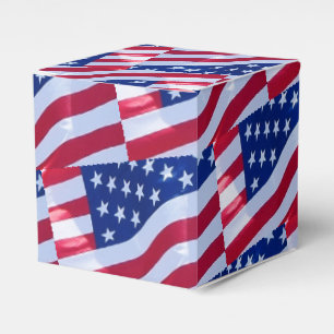 Caixinha De Lembrancinhas American Flag Favor Box