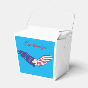 Caixinha De Lembrancinhas Americano Eagles Thunder_Cove patriótico 4o julho
