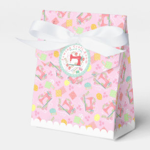 Caixinha De Lembrancinhas Amo Costura Rosa 