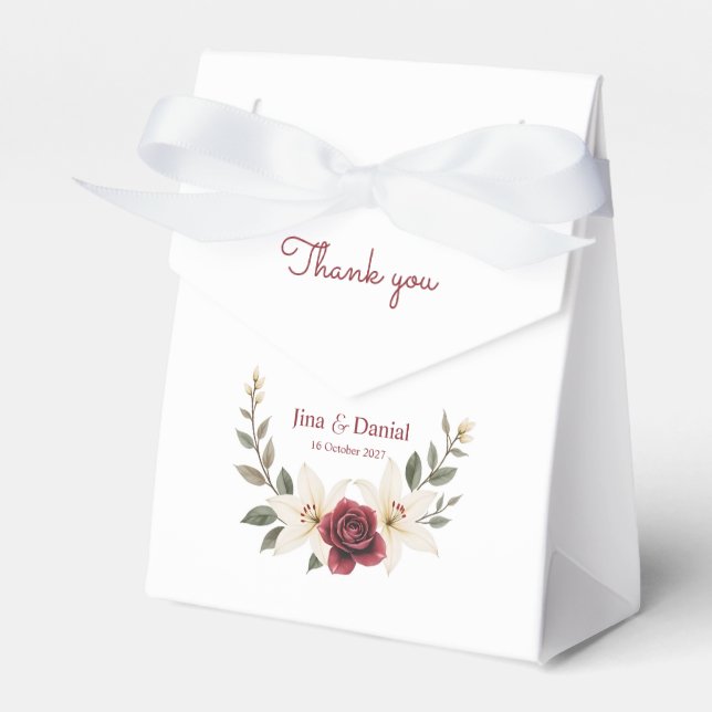 Caixinha De Lembrancinhas Amor eterno (Frente)