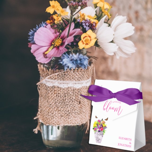 Caixinha De Lembrancinhas Amor No Bloom Floral Wedding (Criador carregado)