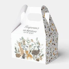 Caixinha De Lembrancinhas Animais Australianos Geram Eucalyptus Aniversário