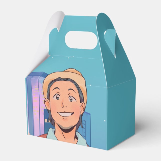 CAIXINHA DE LEMBRANCINHAS ANIME CHARACTER (Frente)