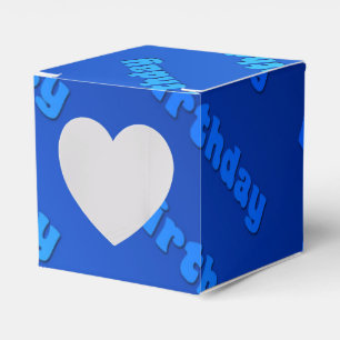 Caixinha De Lembrancinhas Aniversário (azul)