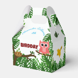 Caixinha De Lembrancinhas Aniversário da Selva das Aves