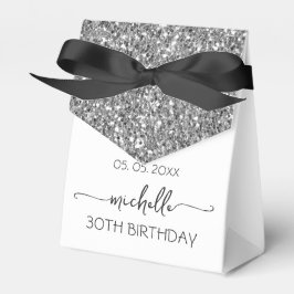 Caixinha De Lembrancinhas Aniversário de 30 anos de Script de Nome do Monogr