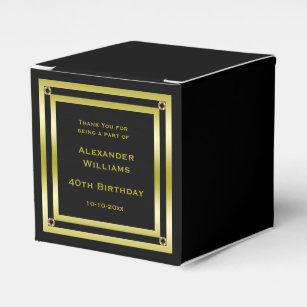 Caixinhas Para Lembrancinhas Aniversario 40 Anos Homens Zazzle Com Br Eu vou dar os tradicionais bem casados,além de canecas de acrílico para os homens e rasteiras para as mulheres.acho que são itens que as pessoas usaram depois. zazzle