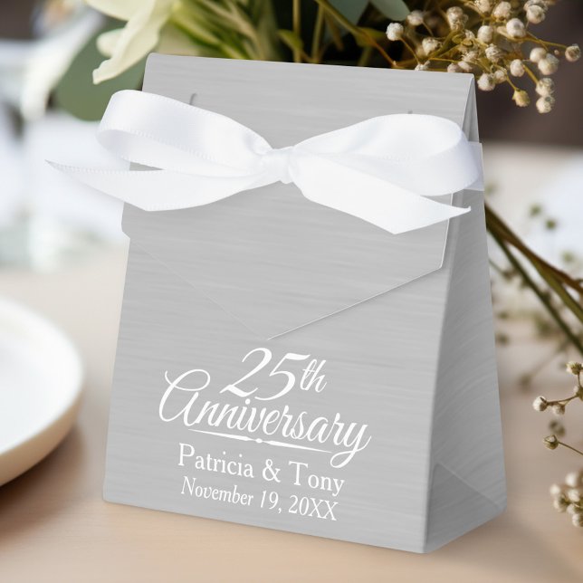 Caixinha De Lembrancinhas Aniversário de Casamento de 25 Personalizado (Personalized gift box for wedding anniversary party favors)