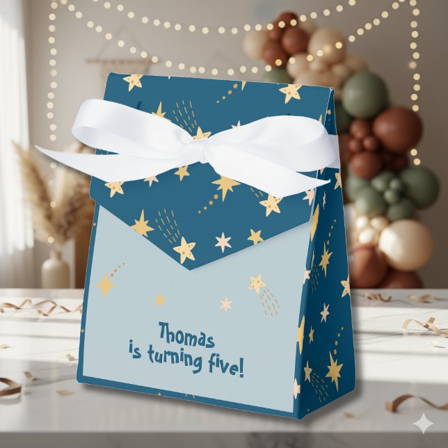 Caixinha De Lembrancinhas Aniversário de criança de aventura do espaço (Criador carregado)