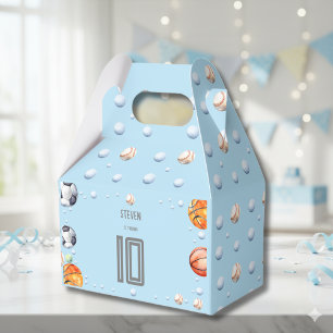 Caixinha De Lembrancinhas Aniversário de criança de esportes de esferas