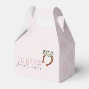 Caixinha De Lembrancinhas Aniversário de foto de rodeio, uma vaqueira ociden