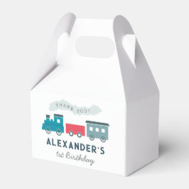 Caixinha De Lembrancinhas Aniversário do Boi Azul do Comboio a Vapor Obrigad