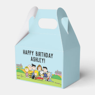 Caixinha De Lembrancinhas Aniversário do Charlie Brown e da Turma