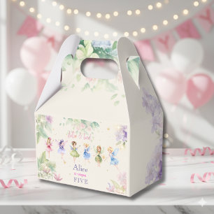 Caixinha De Lembrancinhas Aniversário do "Flautiter and twirt Fairy Garden W
