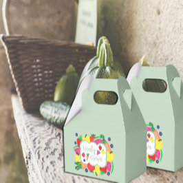 Caixinha De Lembrancinhas Aniversário do Mercado de Fazendeiros Cultivados L