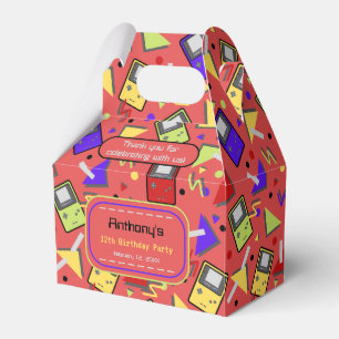 Caixinha De Lembrancinhas Aniversário do Red Retro Gaming