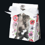 Caixinha De Lembrancinhas Aniversário do Tuxedo Cat Black White Cats<br><div class="desc">Tuxedo Cat Black Cats design. Um produto glorioso feito de minhas pinturas de aquarela originais.</div>