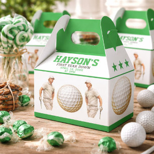 Caixinha De Lembrancinhas Ano Baixo, Golfe On! Festa de 1º Aniversário