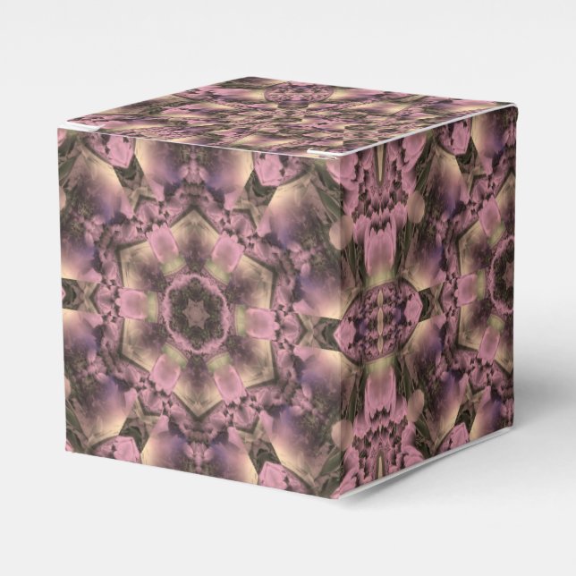 Caixinha De Lembrancinhas Antiguidade Rosa Vitoriana (Frente)