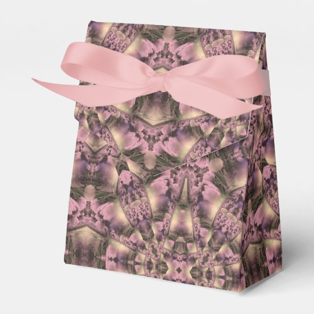 Caixinha De Lembrancinhas Antiguidade Rosa Vitoriana (Frente)