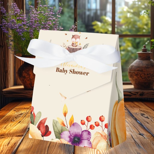 Caixinha De Lembrancinhas Apaixonando Chá de fraldas de Woodland Bebê (Criador carregado)