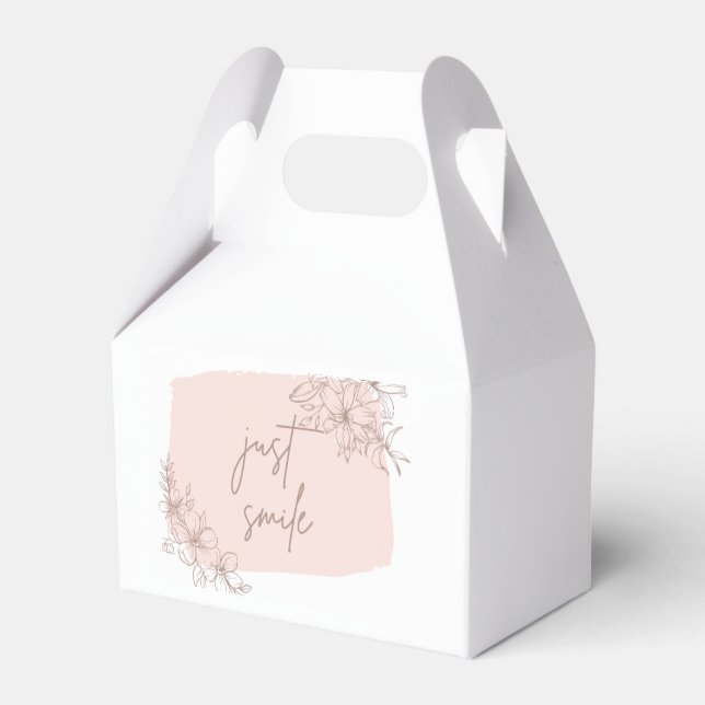 Caixinha De Lembrancinhas apenas sorrir (Verso)