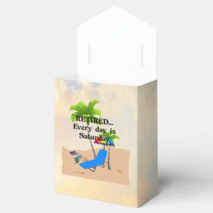 Caixinha De Lembrancinhas Aposentado...Todo dia é sábado