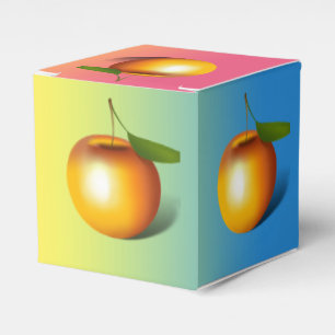 Caixinha De Lembrancinhas Apple 3-d