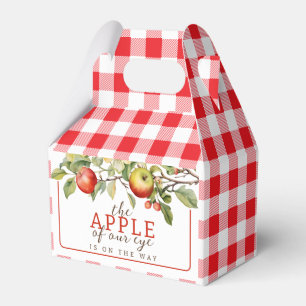 Caixinha De Lembrancinhas Apple Watercolor de Nosso Bebê De Queda De Olho
