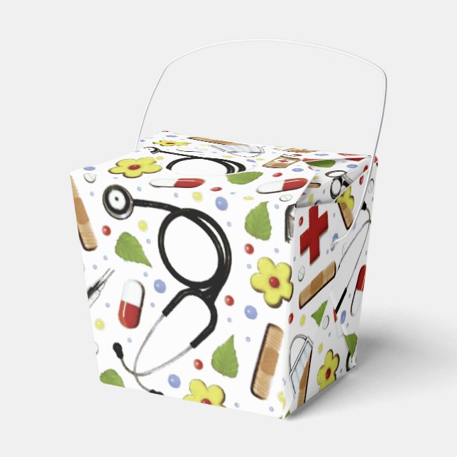 Caixinha De Lembrancinhas Apreciação de Enfermeiro (Frente)