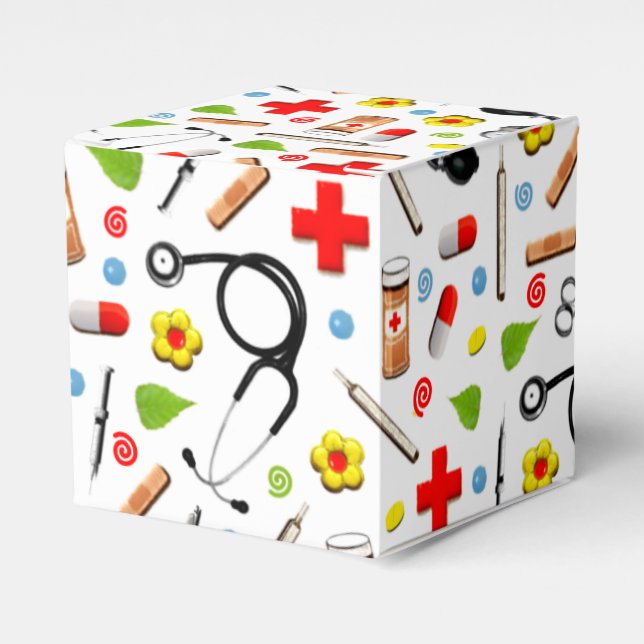 Caixinha De Lembrancinhas Apreciação de Enfermeiro (Frente)