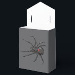Caixinha De Lembrancinhas Aranha-Aranha-Vaca-Preta<br><div class="desc">Caixa de Presente do Favor do Partido de Estilo de Tenda impressa com Aranha de Viúva Negra Desenho Original Desenho design gráfico desenhado manualmente pelo compro impressão de FabricSeal sob demanda Zazzle.com #ZazzleMade ©️ Original. https://www.zazzle.com/store/thefabricseal Comemorar o Halloween e Gótico a qualquer momento do ano com nosso legal aspecto preto...</div>