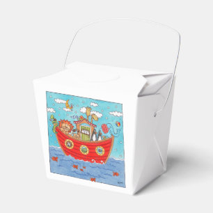 Caixinha De Lembrancinhas Arca de Noé Personalizada