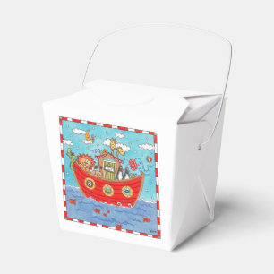 Caixinha De Lembrancinhas Arca de Noé Personalizada