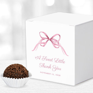 Caixinha De Lembrancinhas Arco de coquetel cor-de-rosa Vintage Chá Baby Girl