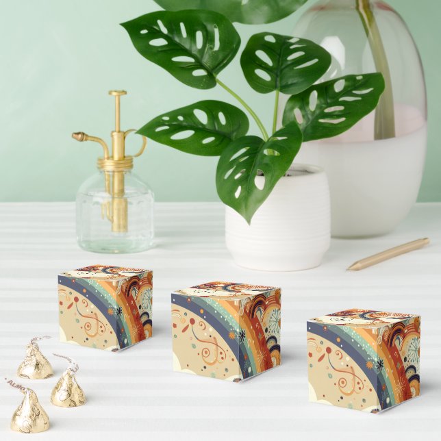 Caixinha De Lembrancinhas Arco-íris Chá de fraldas gêmeo (Múltiplo)