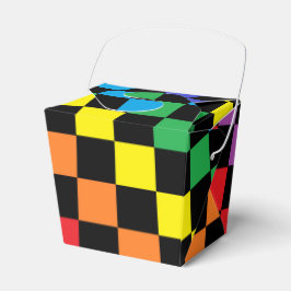 Caixinha De Lembrancinhas Arco-Íris Preto Verificado