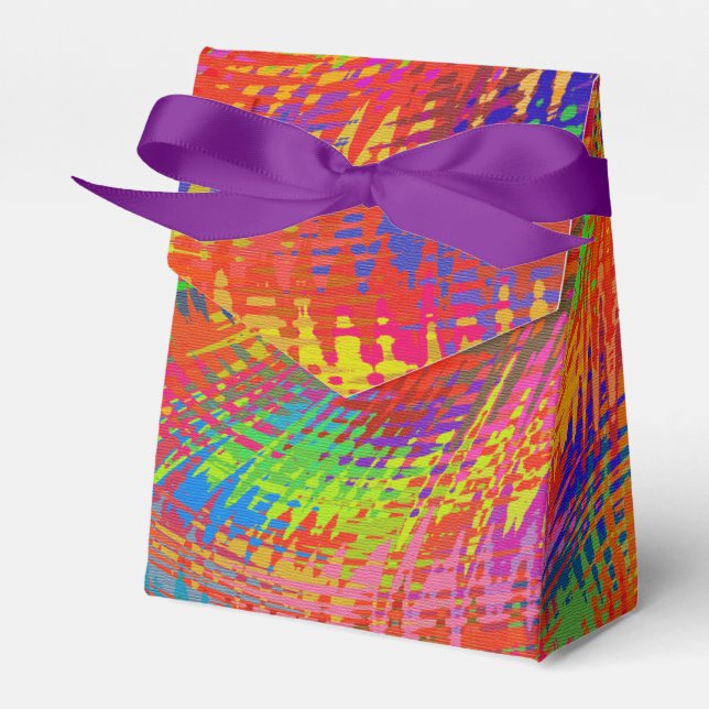 Caixinha De Lembrancinhas Arco-íris Tecido (Frente)