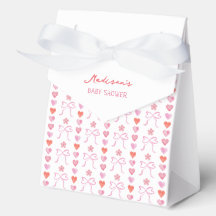 Arcos e Chá de fraldas de padrões de coração