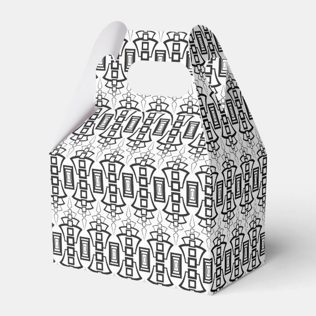 Caixinha De Lembrancinhas Art Deco (Frente)