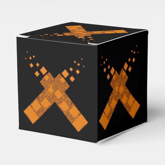 Caixinha De Lembrancinhas Arte de fogo do Dia das Bruxas Pagan, um ritual gó (Frente)