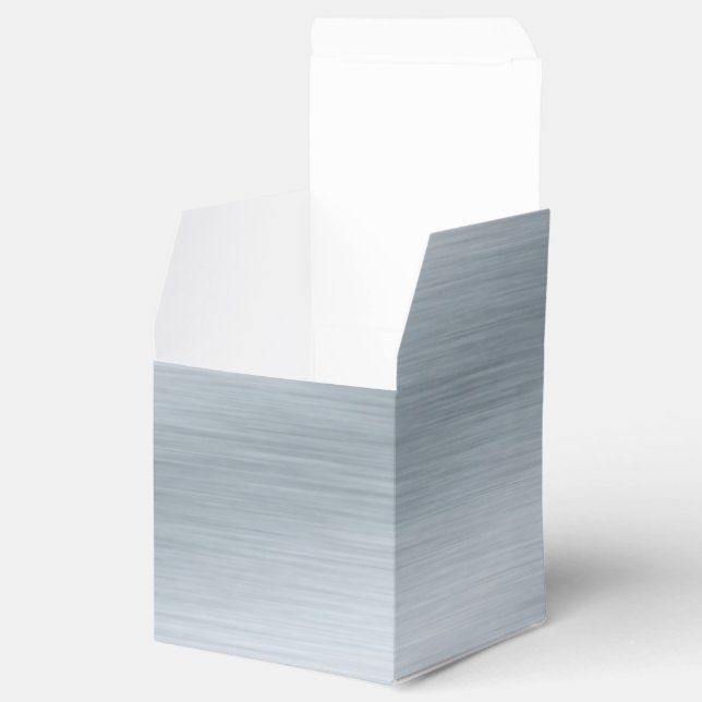 Caixinha De Lembrancinhas Arte De Fundo De Olhar De Prata Brutada (Aberto)