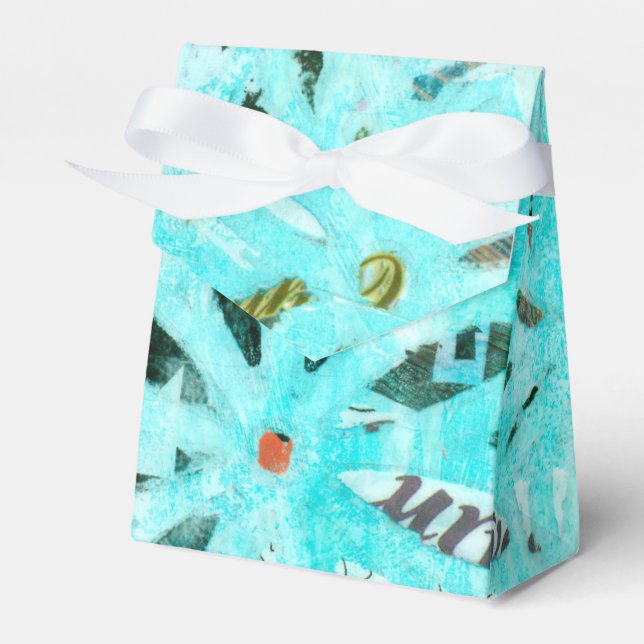 Caixinha De Lembrancinhas Arte de margarida mista (Frente)