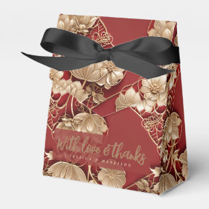 Caixinha De Lembrancinhas Arte Oriental Deco Florais Personalizado