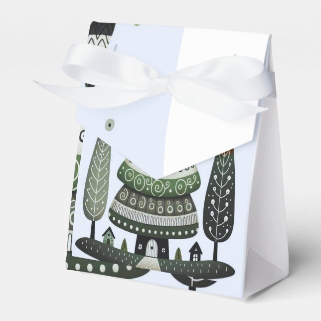 Caixinha De Lembrancinhas árvore de Natal (Frente)