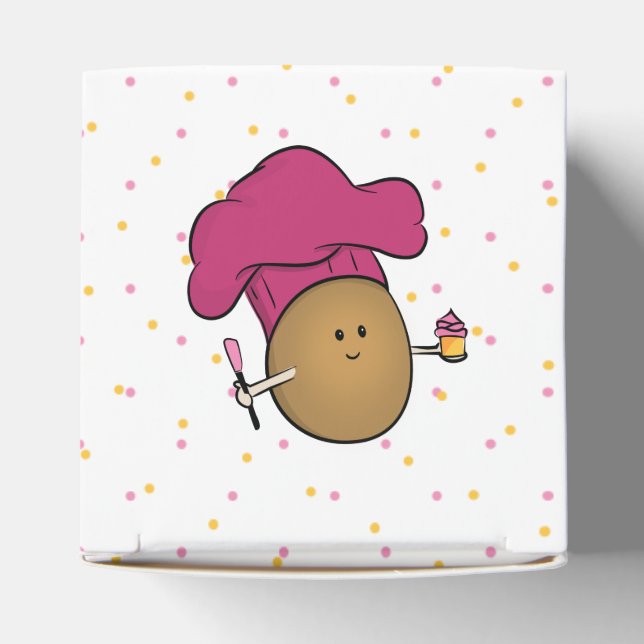 Caixinha De Lembrancinhas Assar vamos! Kid's Baking Party (Topo)