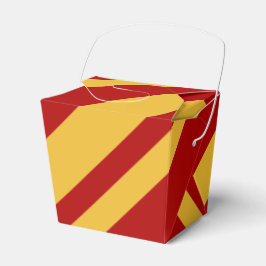 Caixinha De Lembrancinhas Assistente Vermelho e Dourado Retirado