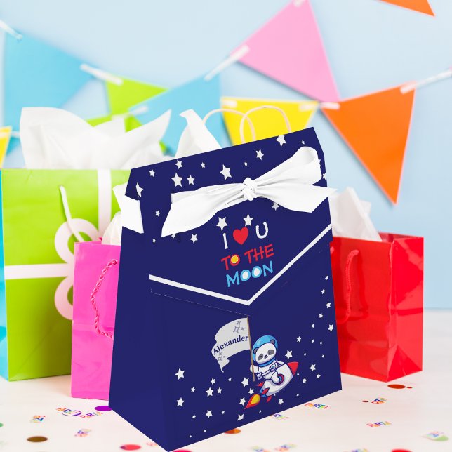 Caixinha De Lembrancinhas Astronauta De Urso De Panda Bonito Em Crianças De  (Criador carregado)