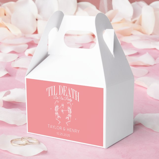 Caixinha De Lembrancinhas Até Morte, Casamento Personalizado Do Partido Nort (Casamento)